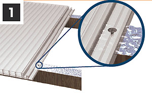 Polycarbonat doppelstegplatten befestigen